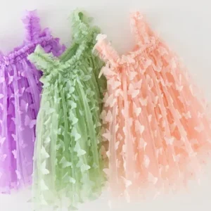 3D butterfly dress